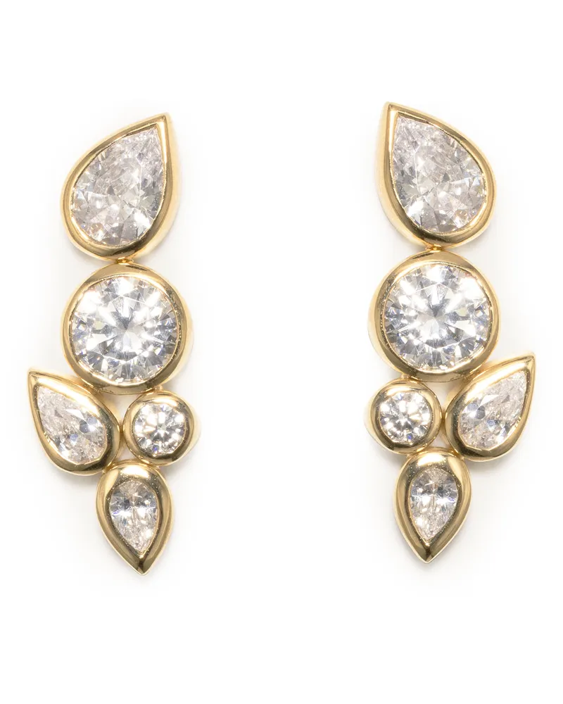 Completedworks Ohrringe aus Gold Vermeil mit Cubic Zirkonias 