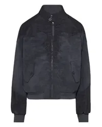 Maison Margiela Leinenjacke mit Passe Grey