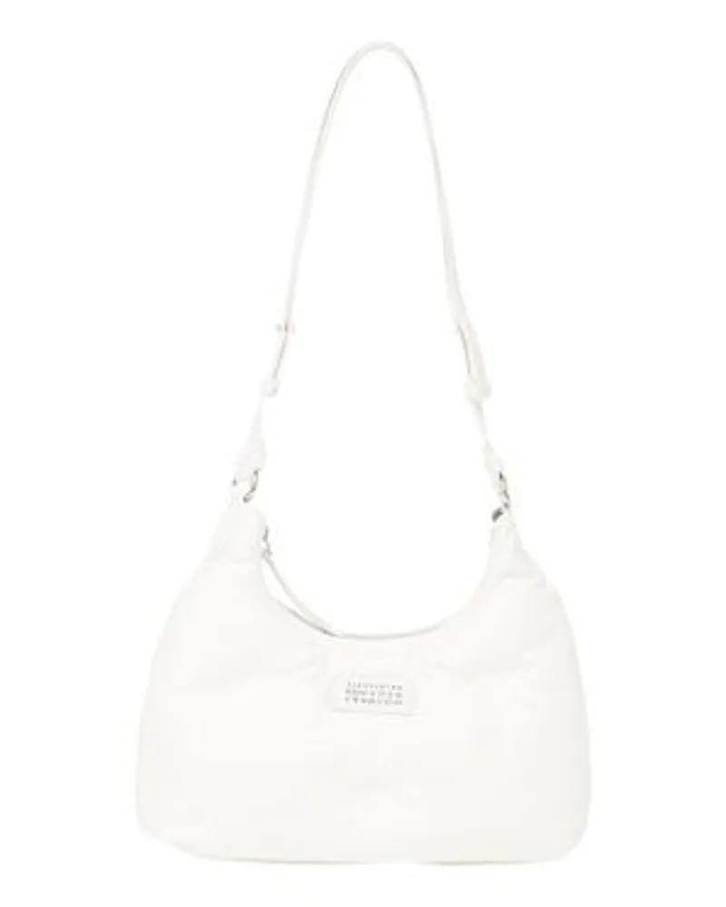 Maison Margiela Glam Slam Hobo SmallTasche White