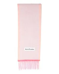 Acne Studios Fransenschal Pink