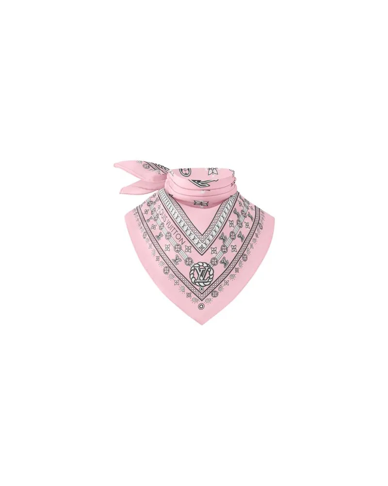 Louis Vuitton LV Bandana Carré 55 Pink