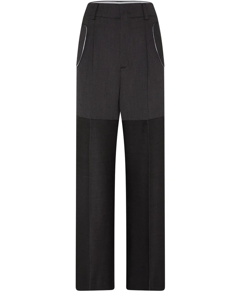 Victoria Beckham Panelled Hose mit Taschen-Detail 