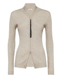 Brunello Cucinelli Leichter Cardigan Beige