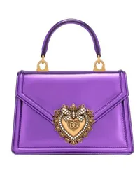 Dolce & Gabbana Kleine Henkeltasche Devotion Purple