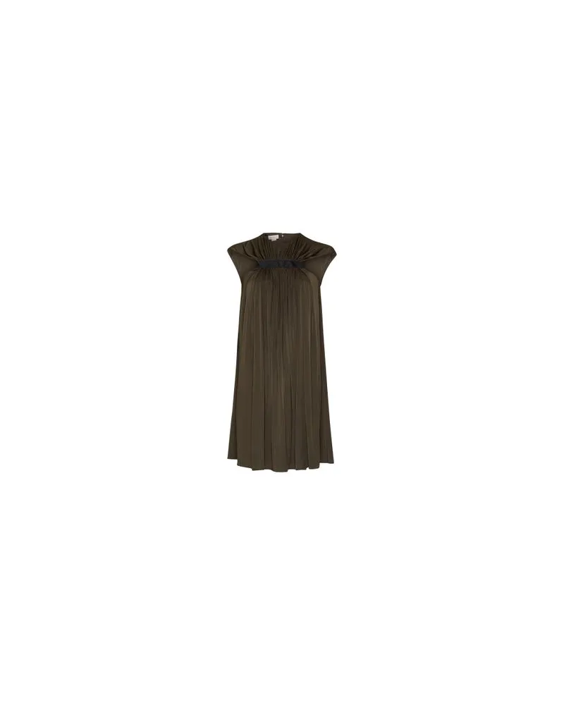 Alexander McQueen Jersey-Kleid Green