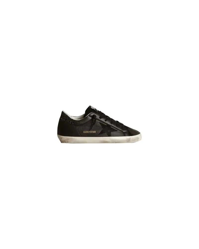 Golden Goose Super Star star-print fabric sneakers Black