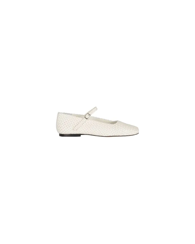 Augusta Geflochtene Ballerinas Julieta White