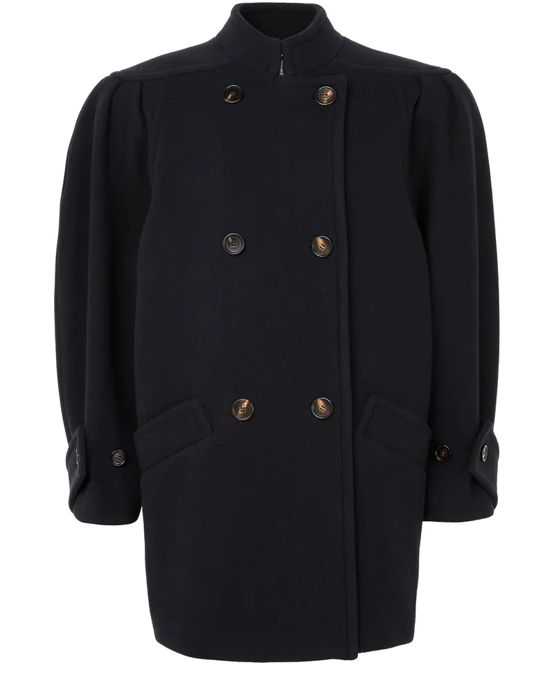 Chloé Kurzer Mantel mit zweireihiger Knöpfung 