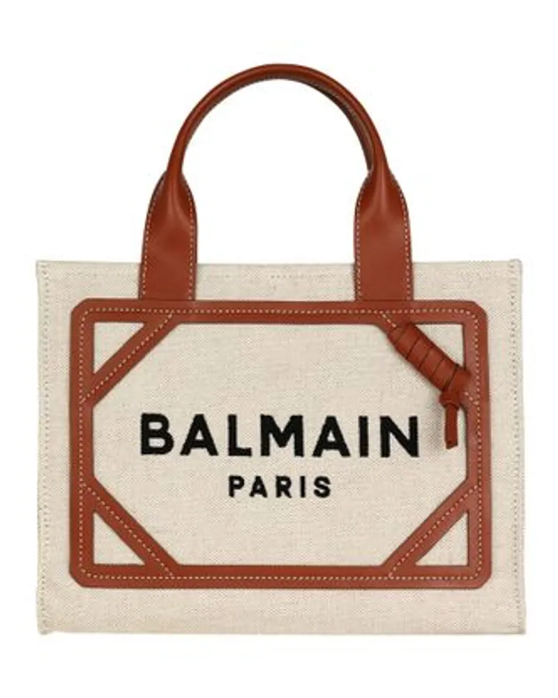 Balmain Shopping-Tasche B-Army Small Brown
