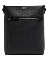 Tom Ford Messenger Bag mit Logo Black