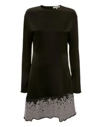 J.W.Anderson Kleid mit Glitzersaum im Distressed-Look Black