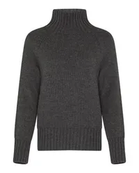 Max Mara Mantova Pullover mit Stehkragen Grey