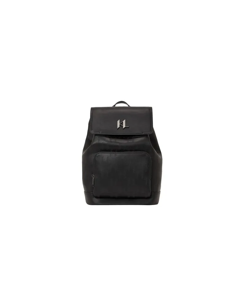 Karl Lagerfeld K/Plak Rucksack Mit Lochmuster Black