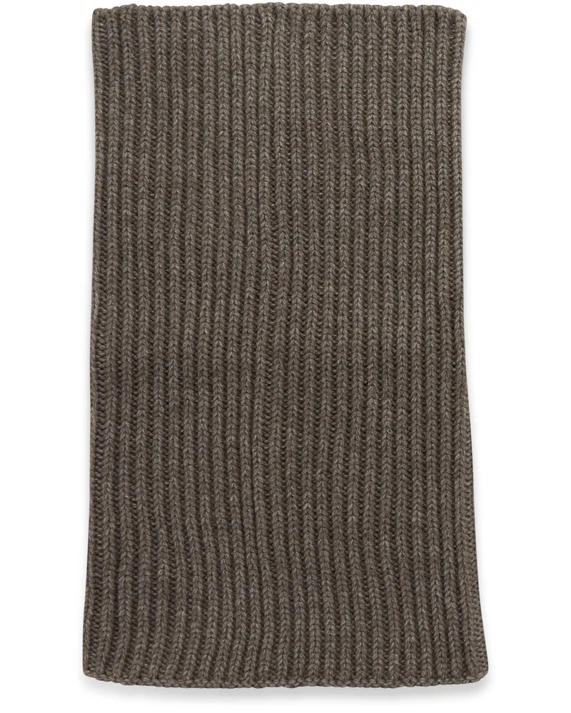 Christophe Lemaire Gestrickter Schal Grey