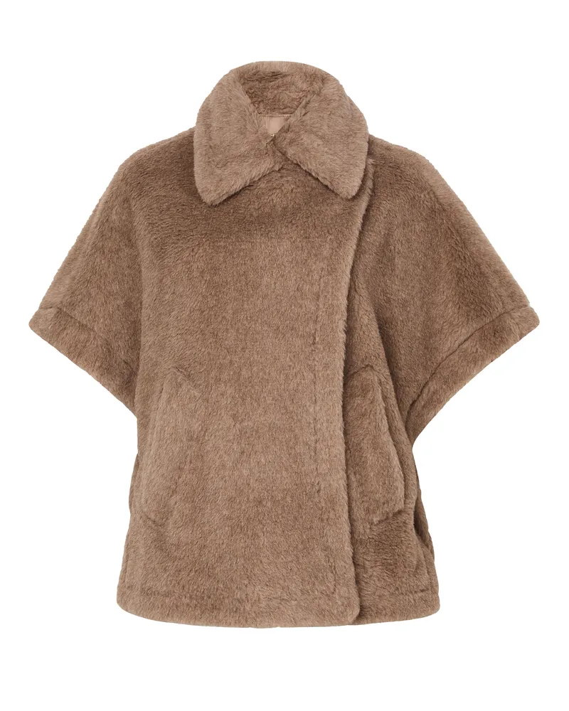 Max Mara Cape aus Teddy-Stoff Tebe 