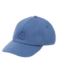 Fendi Baseballkcap mit halbstarrem Schild Blue