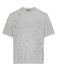 Amiri Besticktes T-Shirt MA Shotgun Grey