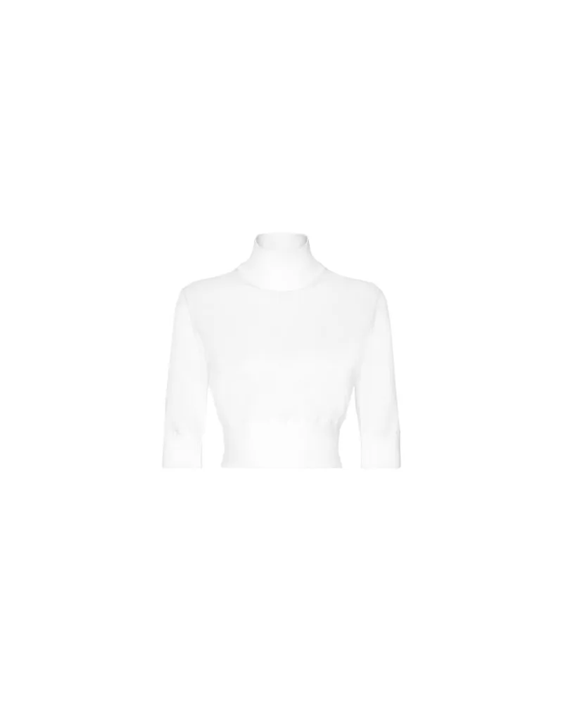 Dolce & Gabbana Kurzer Sweater White