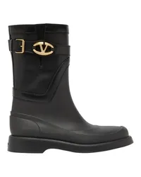 Valentino Garavani Regenstiefel Vlogo The Bold Edition Black