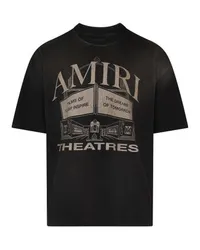 Amiri Kurzarm-T-Shirt Amiri Theatres Black