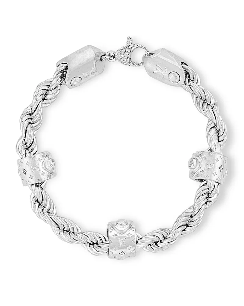 Louis Vuitton LV Rope Armband Silver