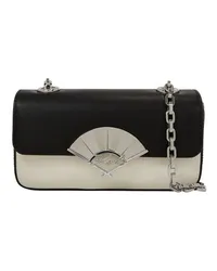 Karl Lagerfeld Kleine Crossbody-Tasche mit K-Signatur-Fächer Black