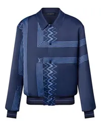 Louis Vuitton Souvenir Jacke mit Karakoram-Motiv Blue