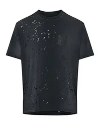 Amiri Kurzarm-T-Shirt mit Logo Shotgun Black