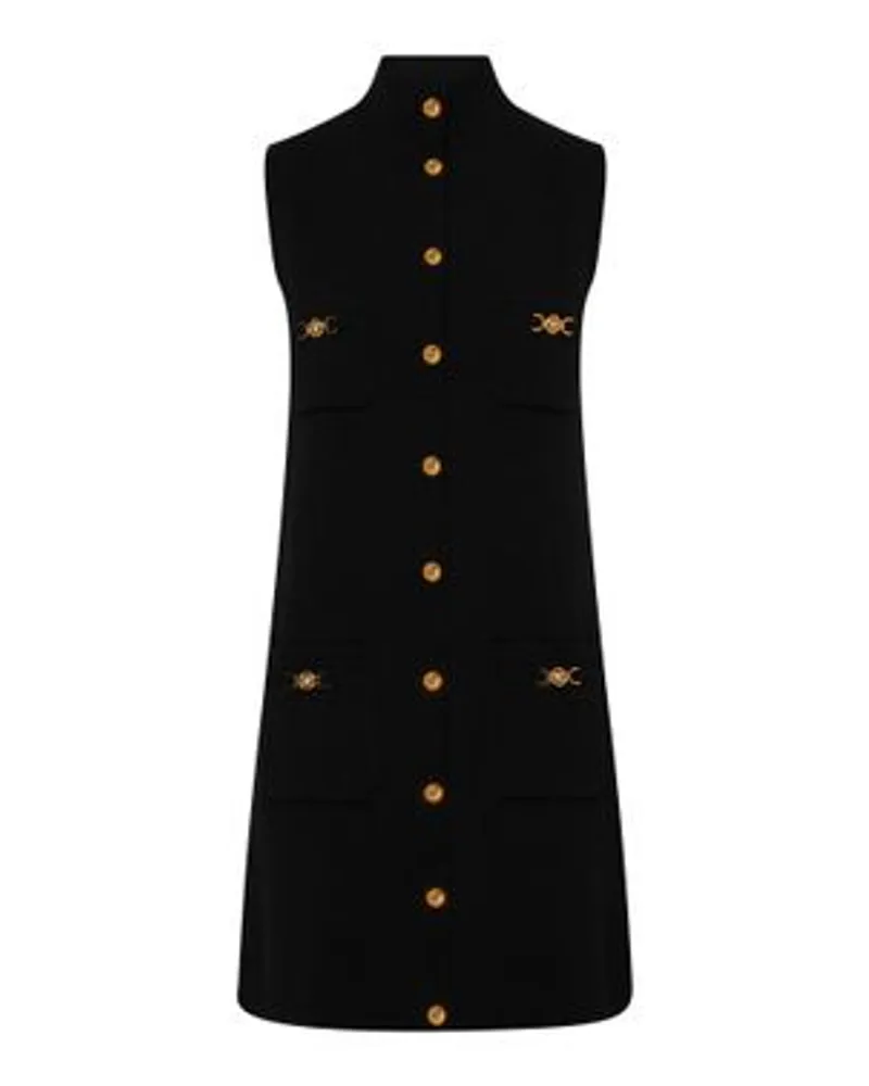 Versace Kurzes Strickkleid Black