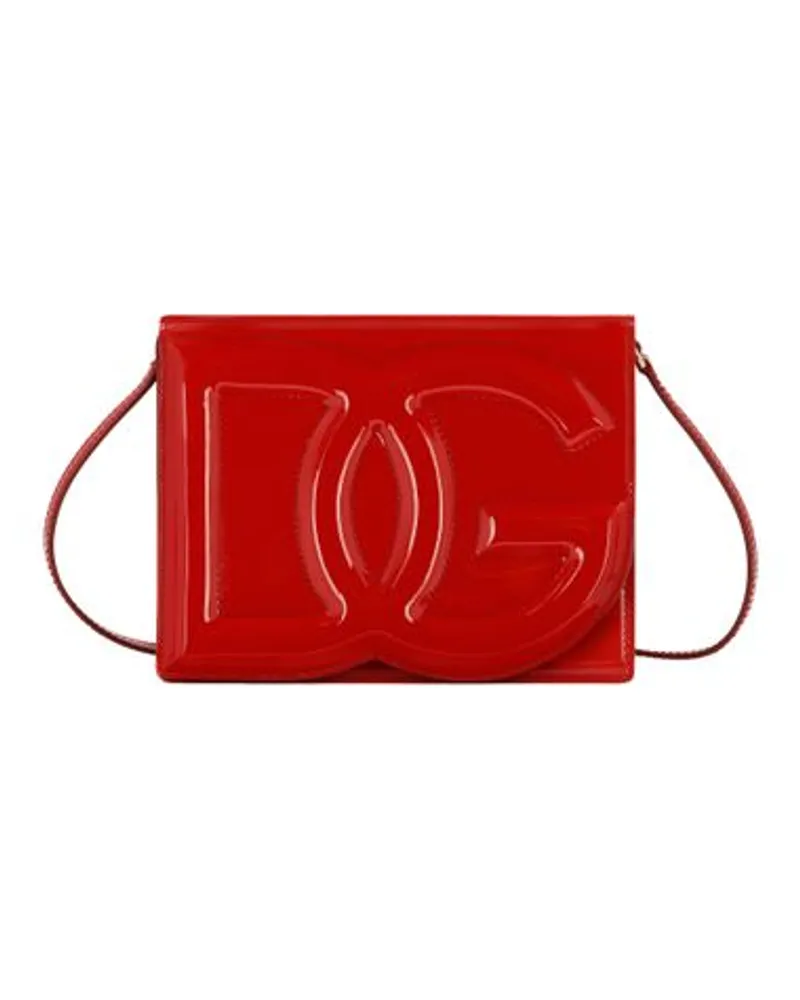 Dolce & Gabbana Umhängetasche mit DG-Logo Red