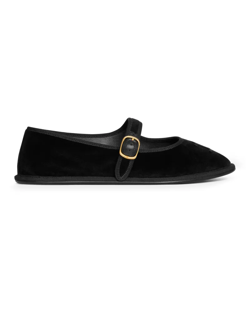 Celine Eve Triomphe mary-jane ballerinas aus samt 