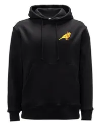 J.W.Anderson Hoodie mit Kanarienvogel-Stickerei Black