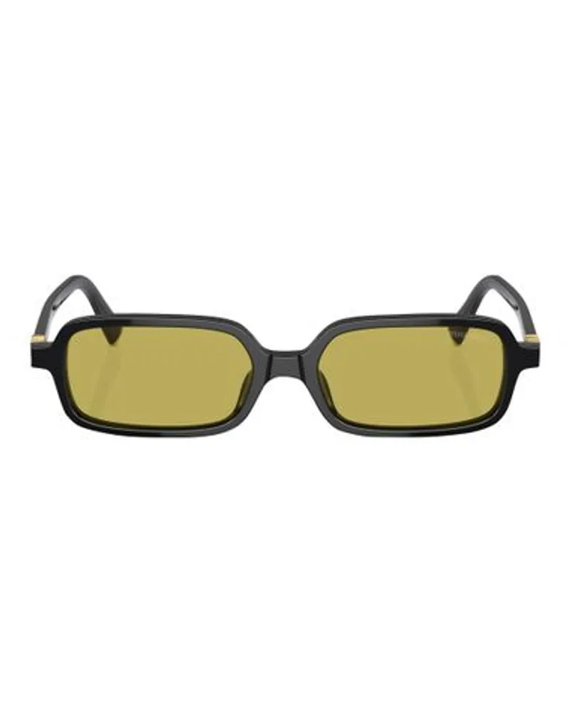 Miu Miu Sonnenbrille Rectangle Black