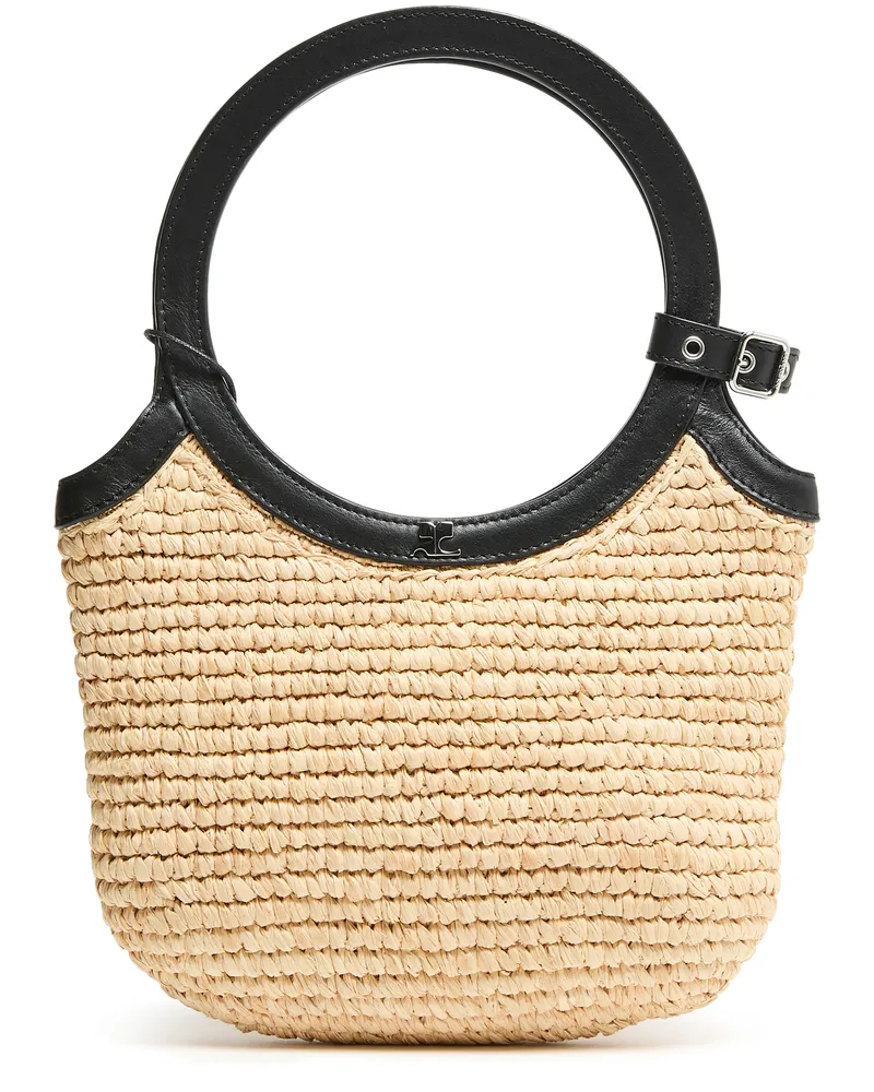 Courrèges Raffia-Handtasche Holy 