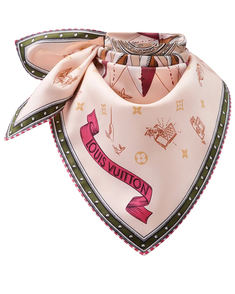 Louis Vuitton LV Map Carré 70 Pink