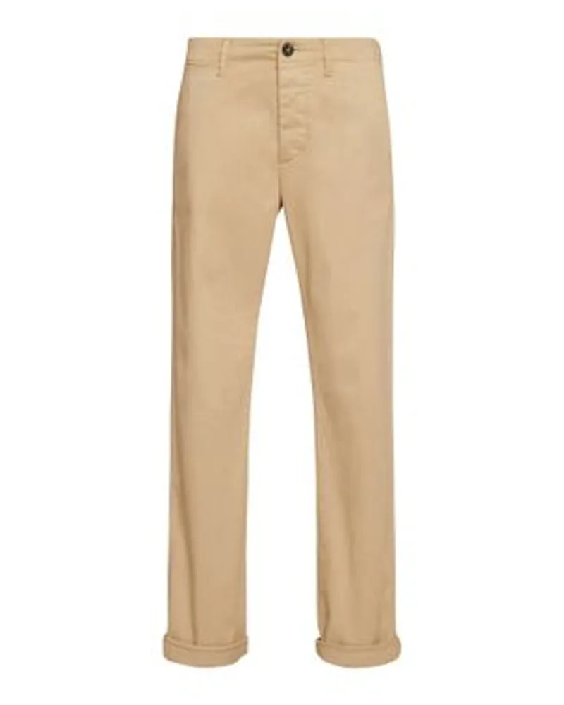 Current/Elliot Gerade geschnittene Hose The Captain Beige