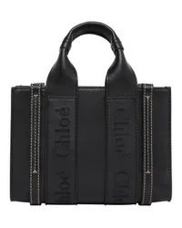 Chloé Mini-Cabas-Tasche Woody Black