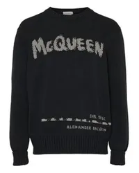 Alexander McQueen Rundhalspullover Grey