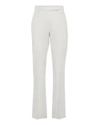 Brunello Cucinelli Zigarettenhose White