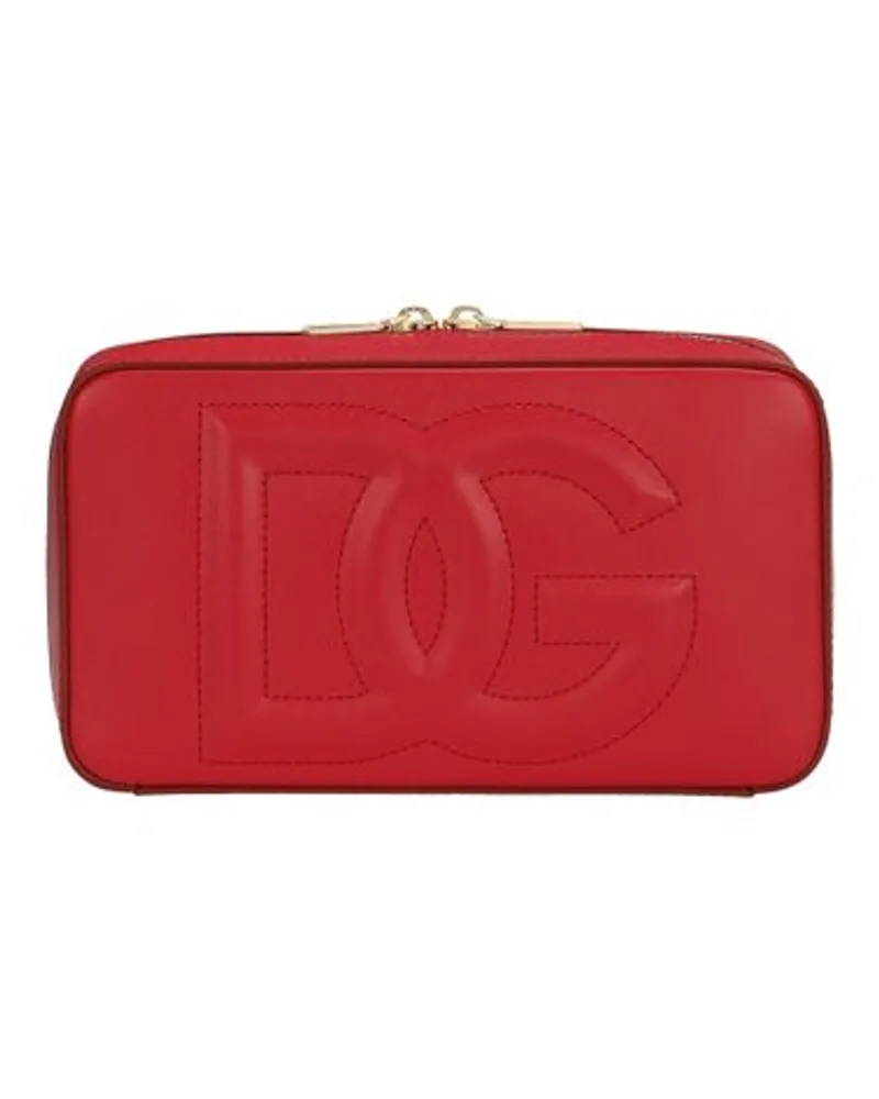 Dolce & Gabbana Kleine Kameratasche mit DG-Logo Red