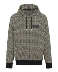 Balmain Hoodie Monogramm Black