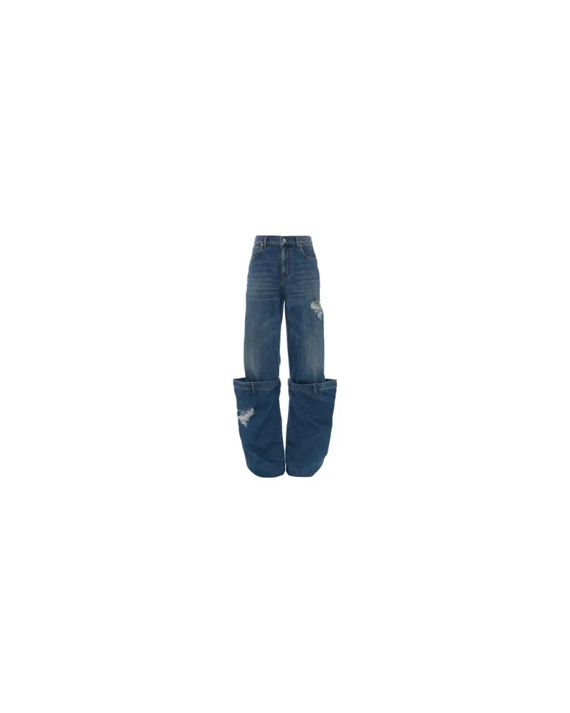 J.W.Anderson Bucket-Jeans Blue