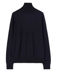 Jil Sander Pullover mit Stehkragen Blue