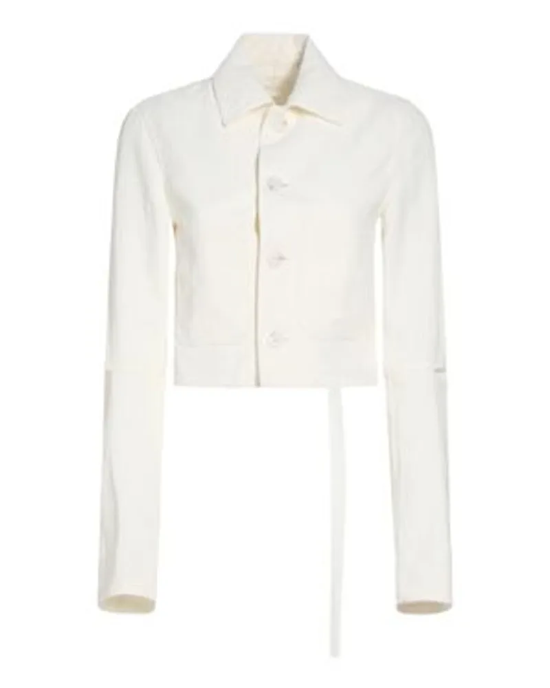 Ann Demeulemeester dekonstruierte Atelier-Jacke Phae White