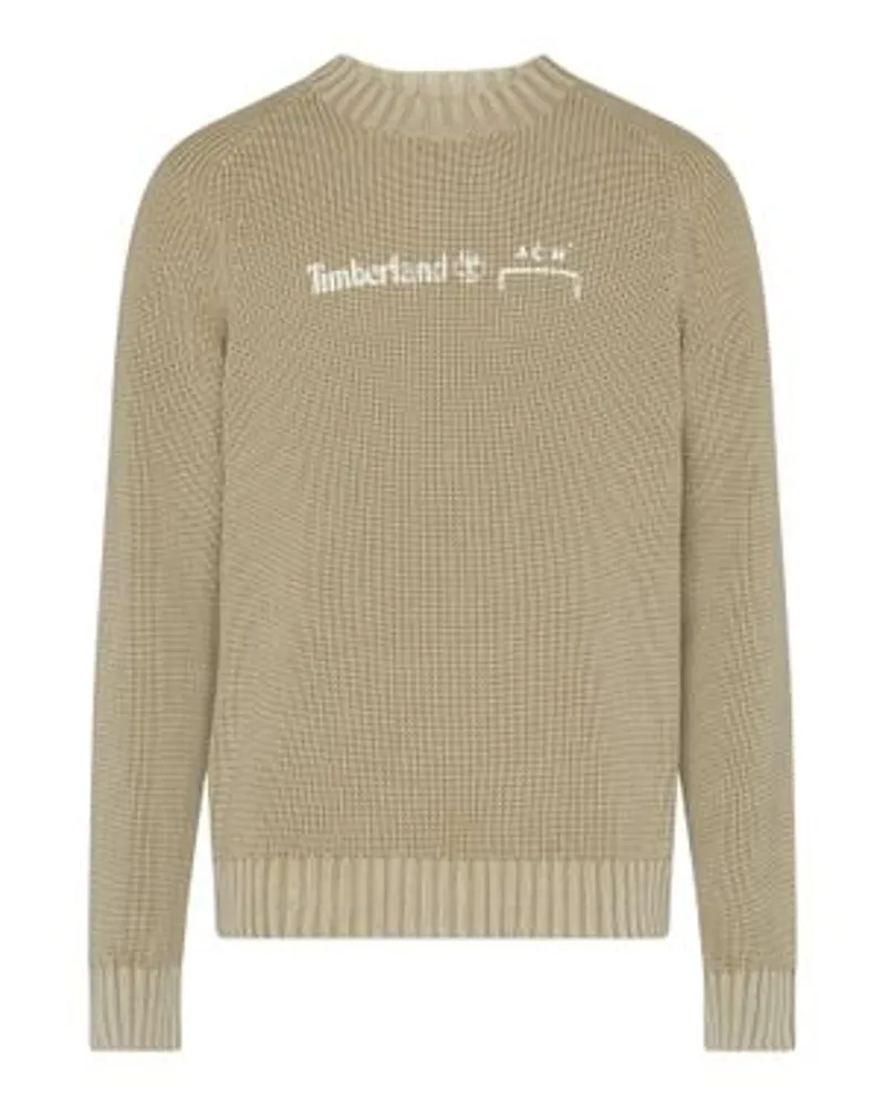 ACW* Sweatshirt mit Rundhalsausschnitt Beige