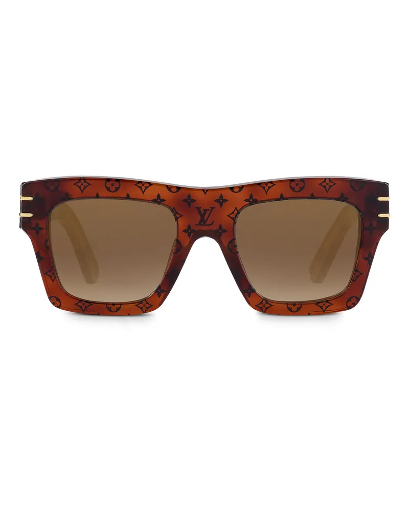 Louis Vuitton LV Blade Sonnenbrille Brown