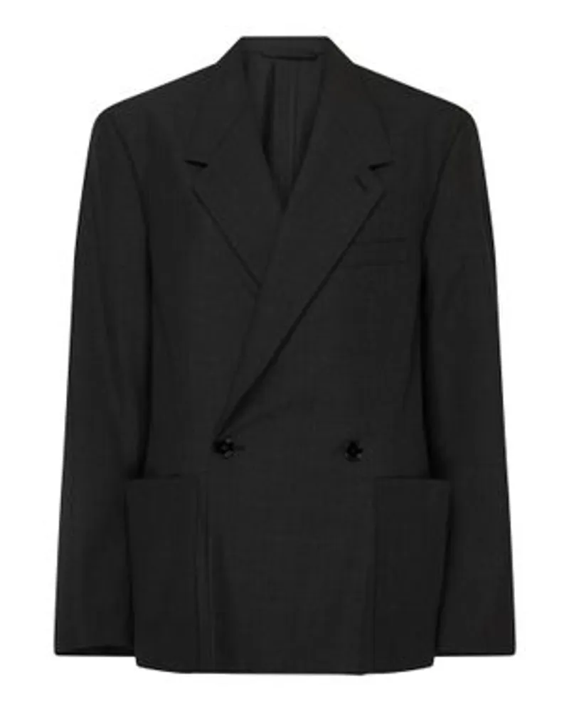 Christophe Lemaire Oversize-Anzugjacke Black