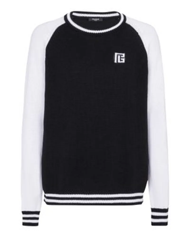 Balmain Sweatshirt Pb Signature Black