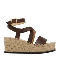 Loewe Espadrilles Sandalen Petal Brown