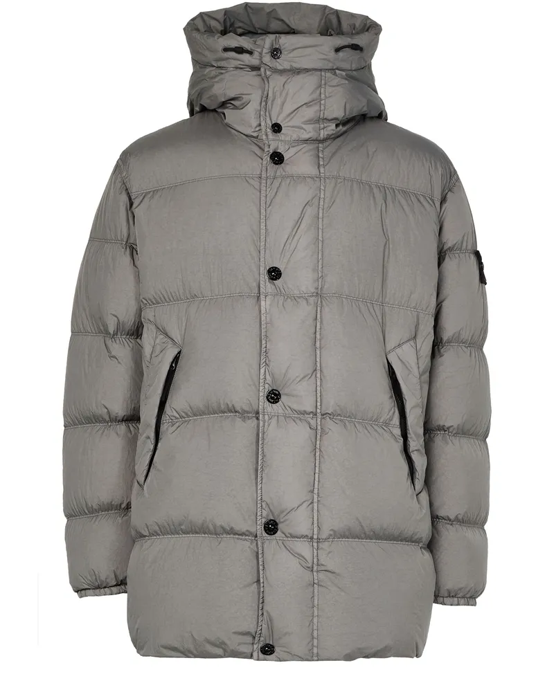 Stone Island Daunenparka mit Kapuze 